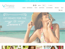 Tablet Screenshot of oxigenousa.com